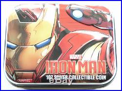 2014 Niue Marvel Avengers Iron Man $2 Two Dollar Silver Proof Coin