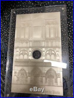 2014 niue notre dame cathedral 850th jigsaw puzzle Kilo silver coin rare