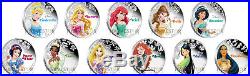 2015-2016 Disney Princess 11-coin Set Complete Series Every Coin & Ogp