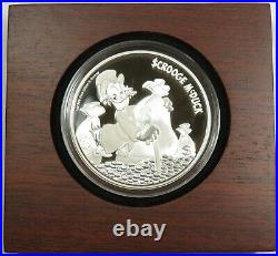 2015 $2 Niue Scrooge McDuck Silver 1 oz Proof Disney Coin Item #23244L