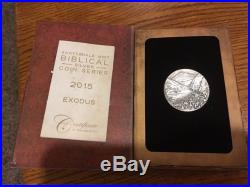 2015 Biblical Series EXODUS 2oz Antiqued Silver Coin from Scottsdale Mint