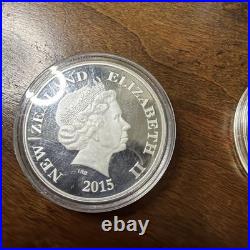 2015 Disney Colorized Goofy And Pluto. 999 Silver Round