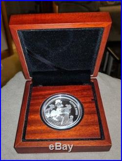 2015 Disney's Scrooge McDuck 1 oz. 999 Silver Proof Coin with Box NIUE RARE HTF