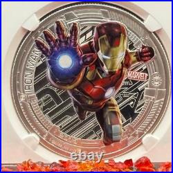 2015 NIUE S$2 Avengers Age of Ultron Iron Man Colorized NGC PF70UC 1 of 220 Mint