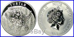 2015 New Zealand Niue $2 1 Ounce. 999 Silver Hawksbill Turtle 20 Count Roll