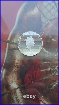 2015 Niue $2 Vietnam Veterans Memorial 1 oz. 999 Silver Proof America's Parks