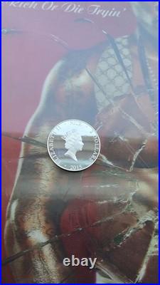 2015 Niue $2 Vietnam Veterans Memorial 1 oz. 999 Silver Proof America's Parks