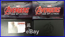 2015 Niue Avengers-Age of Ultron Five piece $2.00 Proof Silver Coin Set