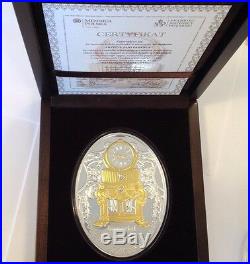 2015 Niue Island New Zeland Silver Proof Coin $40 Third Faberge Egg Swarovski