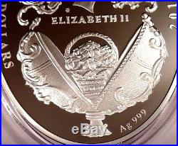 2015 Niue Island New Zeland Silver Proof Coin $40 Third Faberge Egg Swarovski