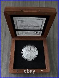 2015 Niue Solar System Moon Meteorite NWA 8609 1oz Silver Coin