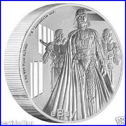 2016 $100 Niue Star Wars Darth Vader 1kg Silver Proof New Zealand Mint