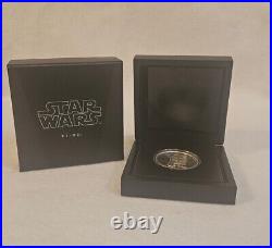 2016 1 oz Niue Silver Star Wars R2D2 Coin (Box + CoA)