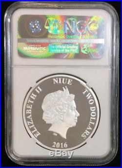 2016 1oz Niue Star Wars Classic Darth Vader NGC PF70 UC $2.999 Silver Coin