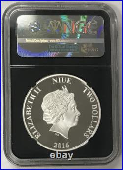 2016 $2 Niue Star Wars Classic Han Solo Early Releases NGC PF70 Ultra Cameo