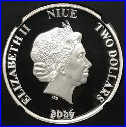 2016 $2 Niue Star Wars Classic Han Solo Early Releases NGC PF70 Ultra Cameo