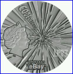 2016 2 Oz Silver $2 SPEED OF LIGHT Code Of the future Coin