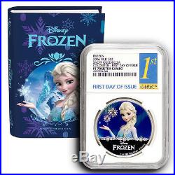 2016 Frozen Disney Princess ELSA NGC PF70 FDOI NIUE 1 oz Proof Silver Coin