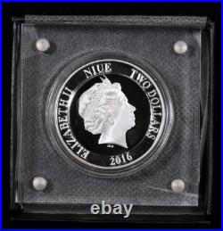 2016 Kylo Ren 1oz Silver Coin Star Wars #B717-B718