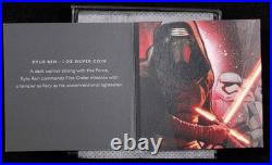 2016 Kylo Ren 1oz Silver Coin Star Wars #B717-B718