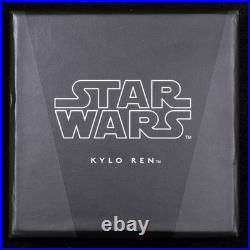 2016 Kylo Ren 1oz Silver Coin Star Wars #B717-B718