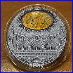 2016 NIUE $5 2 ounce. 999 silver BAROQUE coin -1st issue in Amber Art series