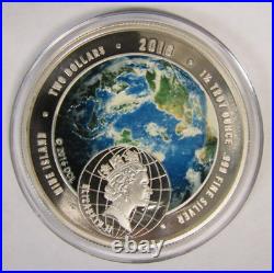 2016 Niue $2 Discovery Channel Africa 2 Coin (3 Oz) Proof Silver Mint Set