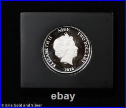 2016 Niue $2 Star Wars Han Solo in Cabonite 1 oz Silver Coin 2016 Niue $2 Star Wars Han Solo in Cabonite 1 oz Silver Coin