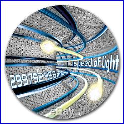 2016 Niue 2 oz Silver Code Of The Future (Speed of Light) SKU #149355