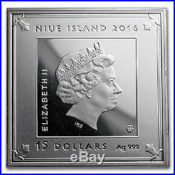 2016 Niue 3 oz Silver Temple of Art Proof (Pyramid Coin) SKU #132503
