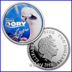 2016 Niue 5-Coin 1 oz Silver $2 Disney Pixar Finding Dory Set