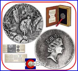2016 Niue Adam & Eve 2 oz Silver Coin with COA & packaging - Biblical Series