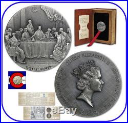 2016 Niue Last Supper 2 oz Silver Coin with COA and packaging - Biblical Series