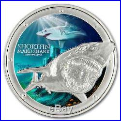 2016 Niue Ocean Predators Mako Shark 1 OZ Silver Coin NZ Mint Cool Gift