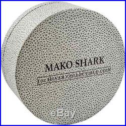 2016 Niue Ocean Predators Mako Shark 1 OZ Silver Coin NZ Mint Cool Gift
