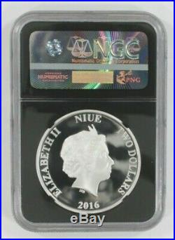 2016 Niue S$2 Star Wars Silver Princess Leia Graded by NGC as PF70 Ultra Cameo