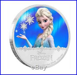 2016 Niue Silver 1 oz Disney Frozen Elsa Coin. 999 withCOA Only 10,000 Minted