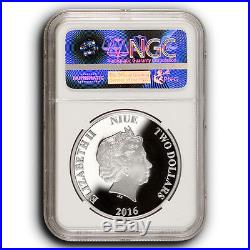 2016 Niue Silver $2 Disney Brave Little Tailor PF70 UC FDOI NGC Coin