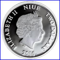 2016 Niue Silver $2 Star Wars BB-8 PF70 UC ER NGC Coin RARE