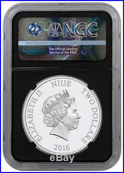 2016 Niue Silver $2 Star Wars Classic Princess Leia PF70 UC ER NGC Coin