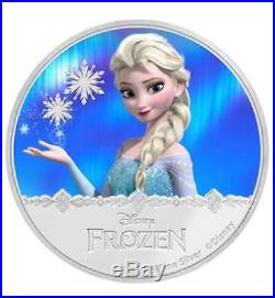 2016 Niue Silver Disney FROZEN Magic of Northern Lights Complete 5 Coin Set