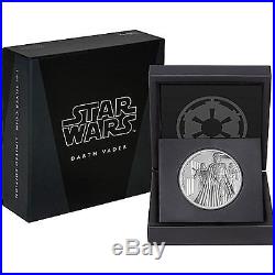 2016 Niue Star Wars $2, 1 OZ Silver Coin, NZ Mint, Darth Vader 1st in Series