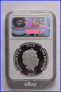 2016 Niue Star Wars DARTH VADER 1 oz Silver Proof $2 PF 70 UC First Releases