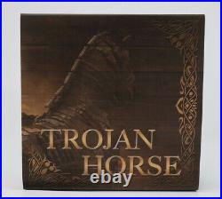 2016 Niue TROJAN HORSE Ancient Myths 2 Oz Silver Coin 10$