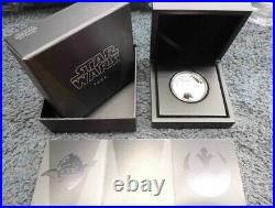 2016 STAR WARS YODA 1oz Silver Proof Disney Coin Perfect Gift Collectable Rare