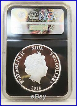 2016 Star Wars Classic Niue S$2 R2-D2 First Releases Retro NGC PF70 U. Cameo Z5