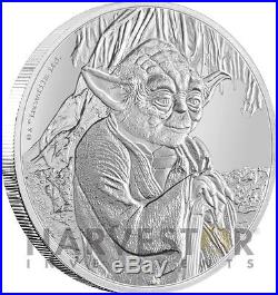 2016 Star Wars Classics Yoda 1 Oz. Silver Coin Ogp Coa Third In Series