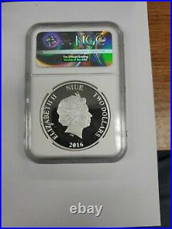 2016 Star Wars Hans Solo Niue Pf 70 Ultra Cameo First 2225 Struck