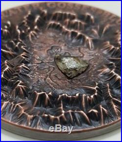 2017 1 Oz Silver GOSSES BLUFF Meteorite Crater Coin 1$ Niue Island