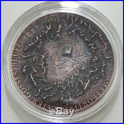 2017 1 Oz Silver GOSSES BLUFF Meteorite Crater Coin 1$ Niue Island